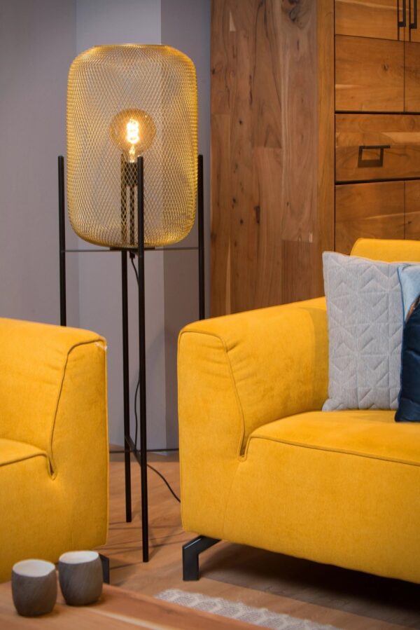 Lucide 45785/01/02 Stojací lampa | E27 | Barevný kov | Mosaz