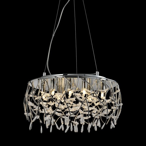 LUXERA 91046121 Amato LED stropní svítidlo | 7W | Chrom | Kov