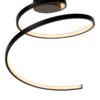 Lucide 46199/25/30 Maxence LED Přisazené stropní svítidlo | Teplá bílá | Černá | 24W