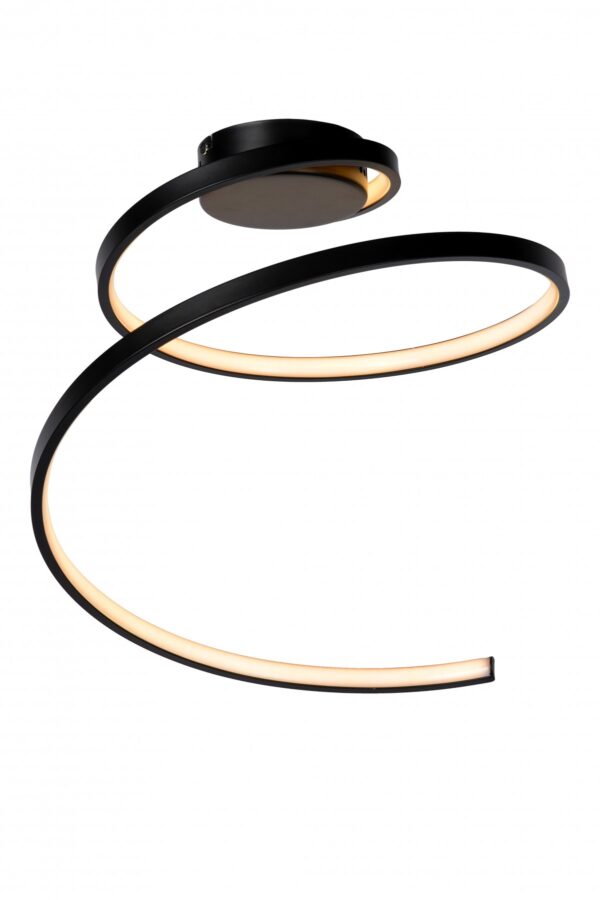 Lucide 46199/25/30 Maxence LED Přisazené stropní svítidlo | Teplá bílá | Černá | 24W