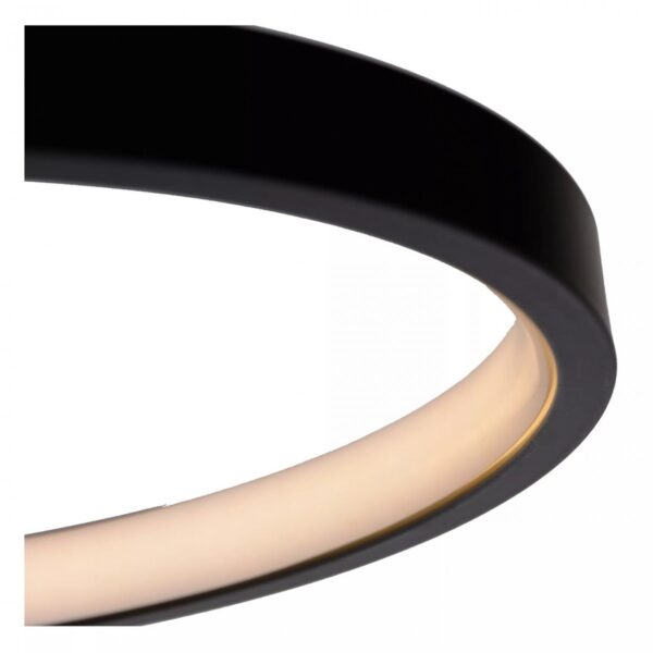 Lucide 46199/25/30 Maxence LED Přisazené stropní svítidlo | Teplá bílá | Černá | 24W
