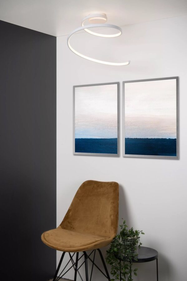 Lucide 46199/25/31 Maxence LED Přisazené stropní svítidlo | Teplá bílá | Bílá | 24W