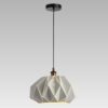 LUXERA 92046311 Catania Lustr | E27 | Barevný kov | Bílá | Mosaz