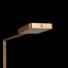 Trio 470310104 Pavia LED Stmívatelná stojací lampa | Variabilní | 12W | Barevný kov | Mosaz