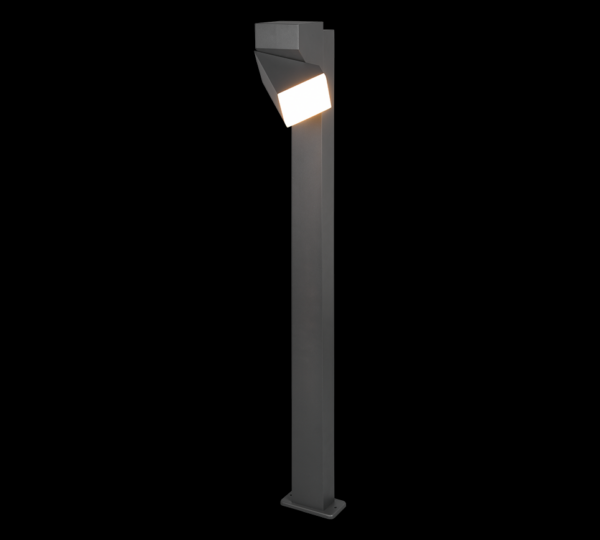 Trio 470660142 Avon LED Zahradní sloupkové světlo | Teplá bílá | 7W | Černá