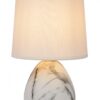 Lucide 47508/81/31 Marmo Stolní lampička | E14 | Bílá