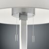 Trio 475310307 Nandor LED stojací lampa | Teplá bílá | 2x7W | Kov | Nikl