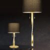 Trio 475310379 Nandor LED stojací lampa | Teplá bílá | 2x7W | Barevný kov | Zlatá