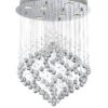 LUXERA 91062412 Chester Lustr | GU10 | Kov | Stříbrná
