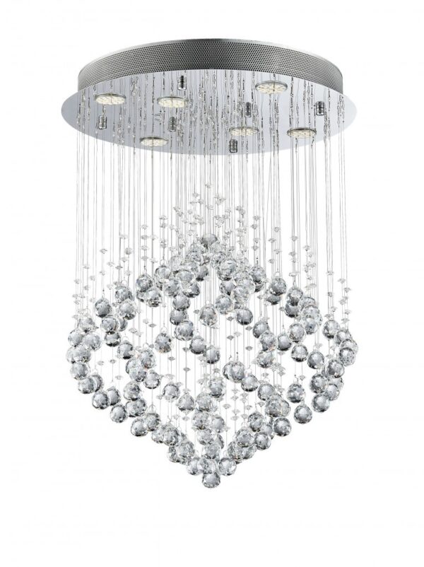 LUXERA 91062412 Chester Lustr | GU10 | Kov | Stříbrná