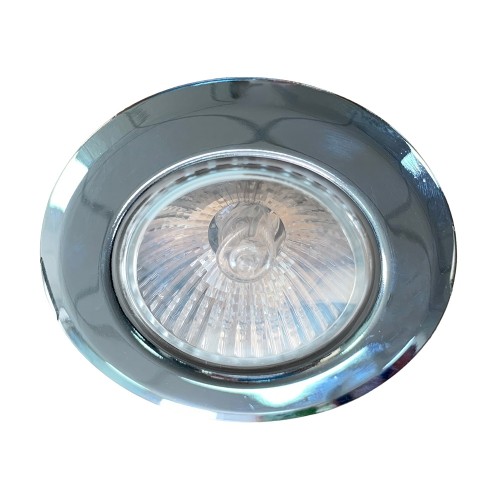 LUXERA 94048614 Downlight Zápustné osvětlení | GU10 | Chrom | Kov