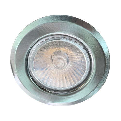 LUXERA 94048615 Downlight Zápustné osvětlení | GU10 | Kov | Nikl