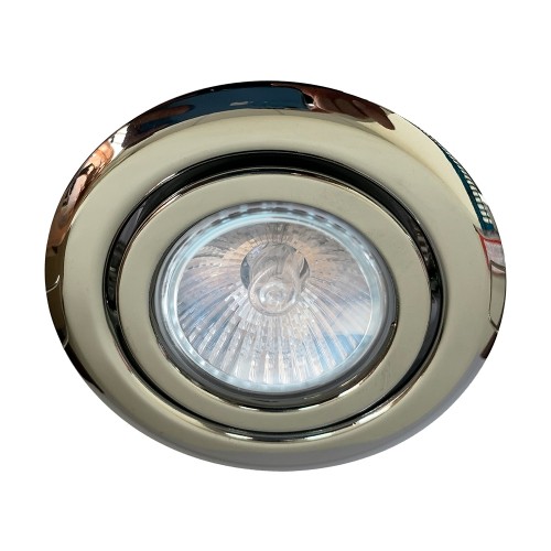 LUXERA 94048617 Downlight Zápustné osvětlení | GU10 | Chrom | Kov