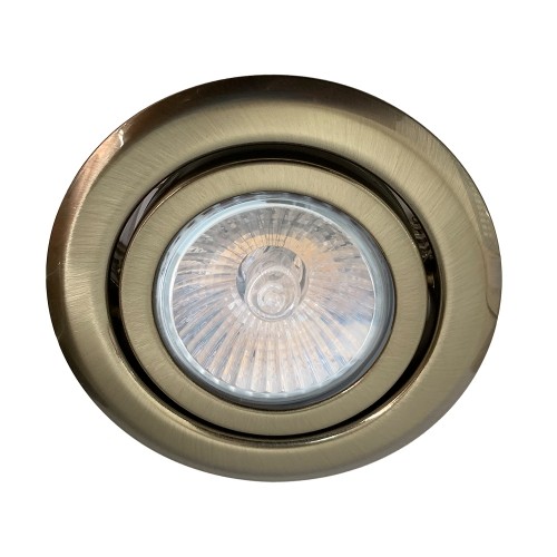 LUXERA 94048618 Downlight Vnitřní osvětlení | GU10 | Kov | Nikl