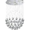 LUXERA 91062413 Xaver Přisazené stropní svítidlo | GU10 | Kov | Stříbrná