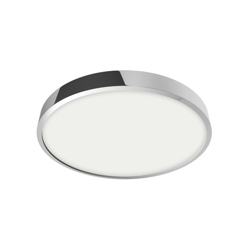 LUXERA 94049025 Lenys LED Koupelnové stropní svítidlo | Přírodní bílá | 12W | Bílá | Chrom | Kov