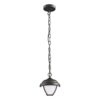 PREZENT 92039018 Nebraska LED Venkovní závěsné svítidlo | Teplá bílá | 7=600lmW | Barevný kov | Černá | Zlatá