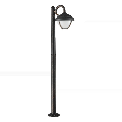 PREZENT 92039019 Nebraska LED venkovní svítidlo | Teplá bílá | 7=600lmW | Barevný kov | Černá | Zlatá