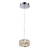 LUXERA 91062416 Knox LED Křišťálový lustr | Teplá bílá | 5=400lmW | Kov