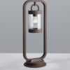 Trio 504160124 Sambesi Stojací lampa | E27 | Barevný kov | Hnědá