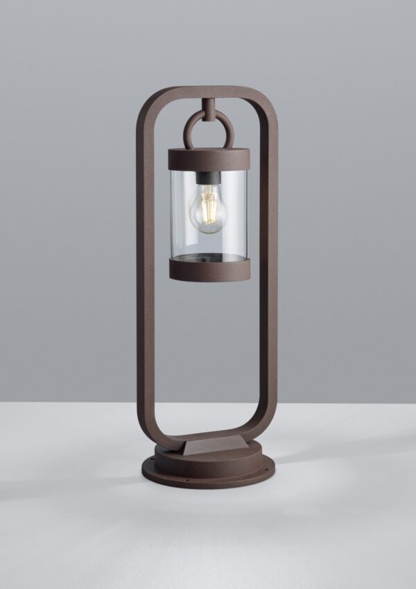 Trio 504160124 Sambesi Stojací lampa | E27 | Barevný kov | Hnědá