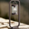 Trio 504160124 Sambesi Stojací lampa | E27 | Barevný kov | Hnědá