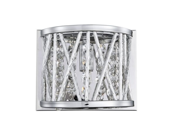 LUXERA 91046063 Stixx Nástěnné svítidlo | G9 | Kov | Stříbrná