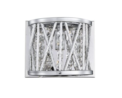 LUXERA 91046063 Stixx Nástěnné svítidlo | G9 | Kov | Stříbrná