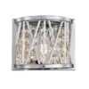 LUXERA 91046063 Stixx Nástěnné svítidlo | G9 | Kov | Stříbrná