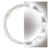 Emos D3AC02 vánoční nano řetěz 4m 40 LED | 2,4W | IP44 - studená bílá, časovač, stříbrná