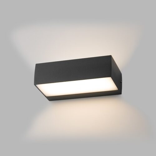 LED2 5130134DT Kvader LED Nástěnné venkovní světlo | Teplá bílá | 2x4,5W | Černá