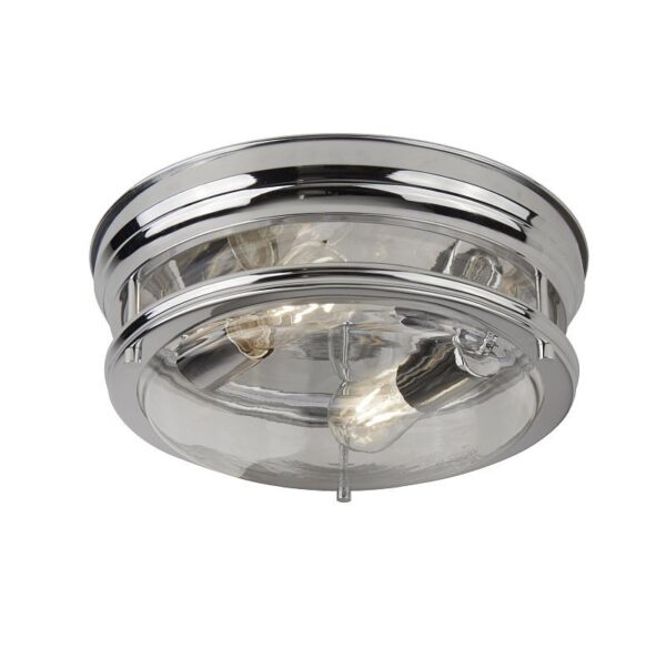 Searchlight 96005182CC Edinburgh Koupelnové stropní svítidlo | E27 | Chrom | Kov