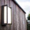 Lutec 5193013118 Qubo LED Nástěnné venkovní světlo | neutrální bílá | Šedá | 17,3W | 4000 K