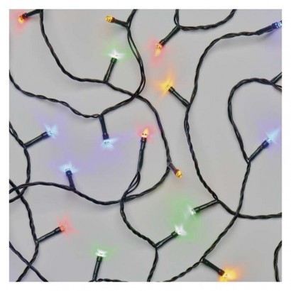 Emos D4AM09 vánoční řetěz Classic 18m 180 LED | 6W | IP44 - multicolor časovač, zelená