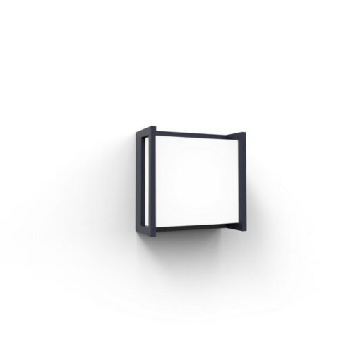 Lutec 5195404118 Qubo LED Nástěnné venkovní světlo | přírodní bílá bílá | Šedá | 9,5W | 4000 K
