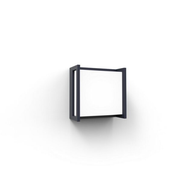 Lutec 5195404118 Qubo LED Nástěnné venkovní světlo | přírodní bílá bílá | Šedá | 9,5W | 4000 K
