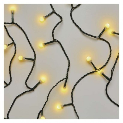 Emos D5AW04 vánoční řetěz Cherry 20m 200 LED | 6W | IP44 - časovač, teplá bílá, zelená