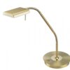 Trio 520910108 Bergamo LED stolní lampička | Teplá bílá | 12W | Barevný kov | Mosaz