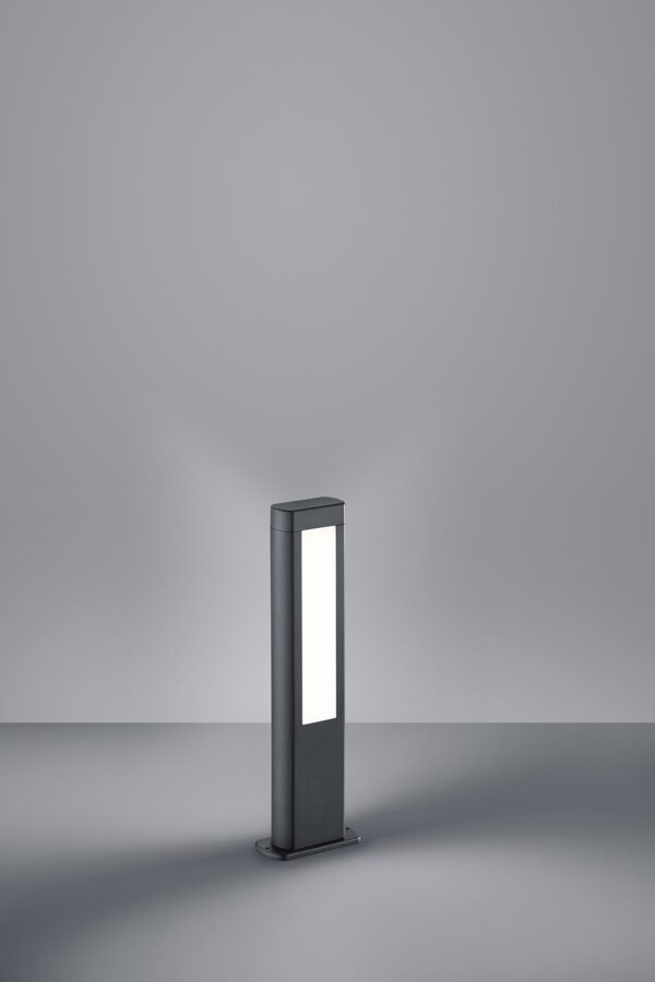 Trio 521660242 Rhine LED Zahradní sloupkové světlo | Teplá bílá | 2x5W | Černá