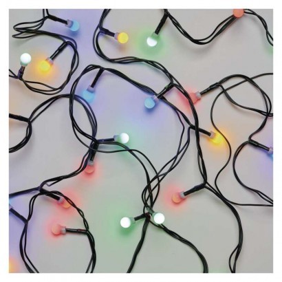 Emos D5AM04 vánoční řetěz Cherry 30m 300 LED | 6W | IP44 - multicolor časovač, zelená