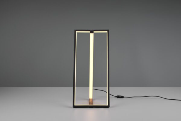 Trio 526810132 Edge LED Stmívatelná lampička | Variabilní | Černá | 9W