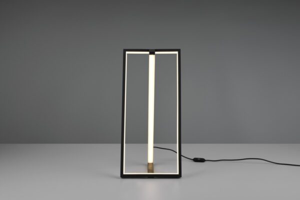 Trio 526810132 Edge LED Stmívatelná lampička | Variabilní | Černá | 9W