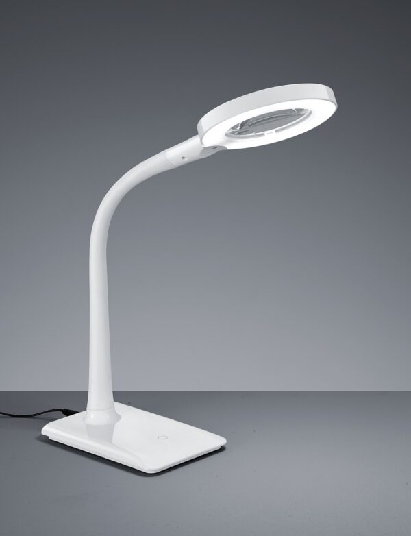 Trio 527290101 Lupo LED stolní lampička | Teplá bílá | 5W | Bílá