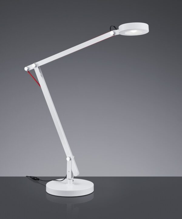 Trio 527920101 Amsterdam LED stolní lampička | Teplá bílá | 5W | Bílá