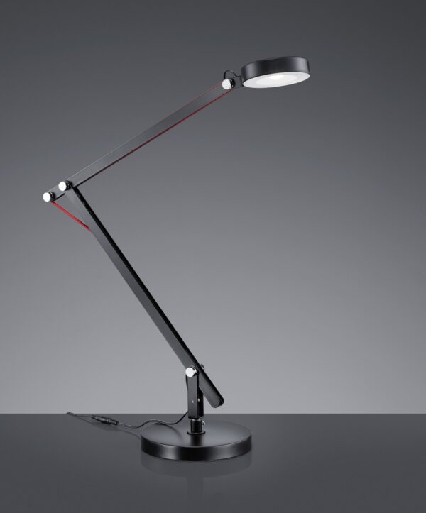 Trio 527920102 Amsterdam LED stolní lampička | Teplá bílá | 5W | Černá