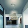 LUXERA 91046105 Zonda Lustr | G9 | Chrom | Kov