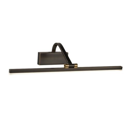 Searchlight 96005551-51BG LED nástěnní svítidlo | Teplá bílá | Barevný kov | Černá | Zlatá | 12W