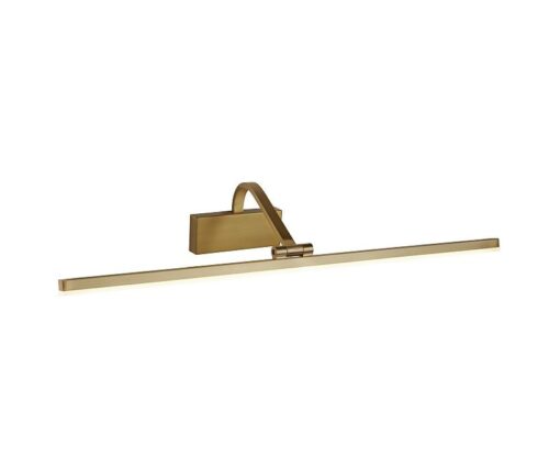 Searchlight 96005551-70SB LED nástěnní svítidlo | Teplá bílá | Barevný kov | Zlatá | 17W