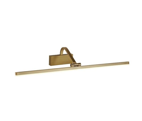 Searchlight 96005551-70SB LED nástěnní svítidlo | Teplá bílá | Barevný kov | Zlatá | 17W