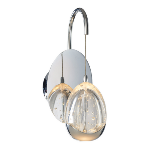 Italux 5900644315940 LED nástěnní svítidlo | Teplá bílá | Chrom | Kov | 4,8W